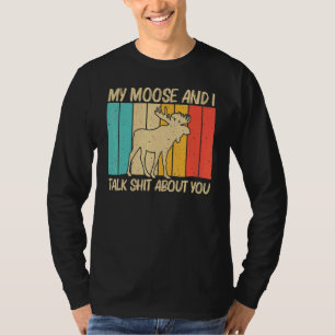 Camiseta Alce Cool Para Hombres Mujeres Alce Ciervo Toro Al