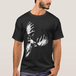 Camiseta Alce Divertido Con Gafas De Sol Para Amantes De Al