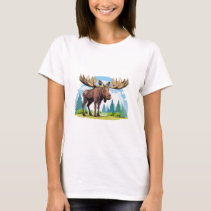 Camiseta alce macho