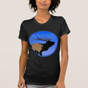 Camiseta Alce torpe en invierno - Arte de vida salvaje orig