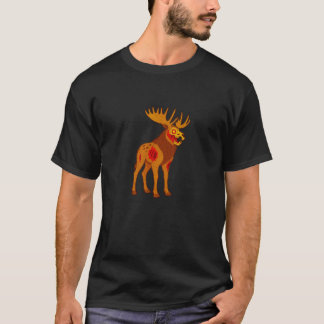 Camiseta Alce Zombie Animal - Asustar Muerto de Miedo Espan