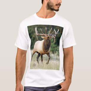 Camiseta Alces 3 de Bugleing, "llamada del salvaje "