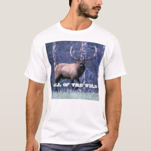 Camiseta Alces 4, llamada de Bugleing del salvaje