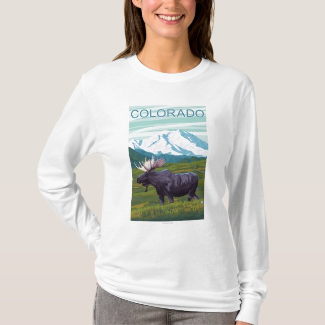 Camiseta Alces con MountainColorado (Anverso)
