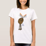 Camiseta ¡Alces de Jánuca!<br><div class="desc">¡Este pequeño alce Menorah del dibujo animado le está deseando un Moosed Jánuca feliz!</div>