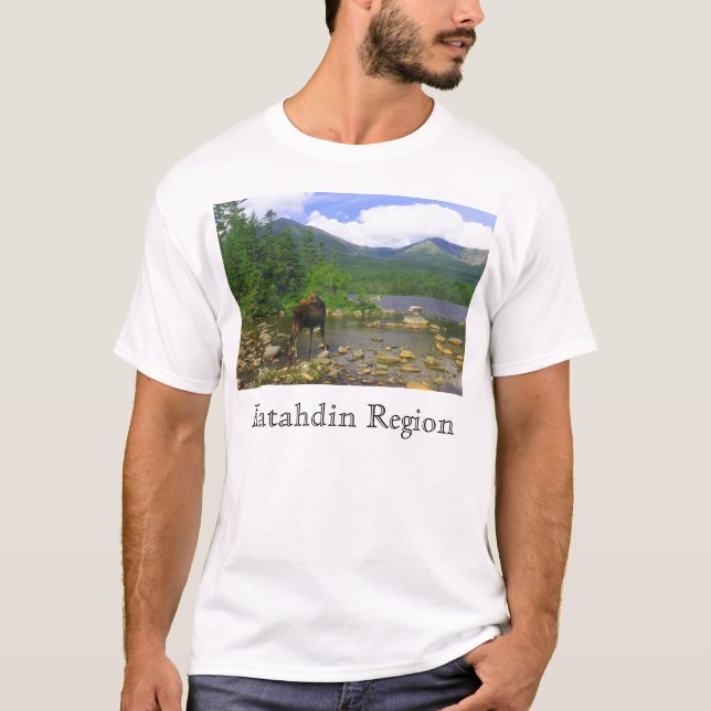 Camiseta Alces de la charca de la corriente de Sandy, (Anverso)