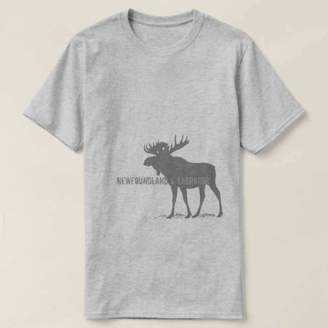 Camiseta Alces de Terranova y de Labrador (Diseño del anverso)