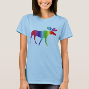 Camiseta Alces del arco iris