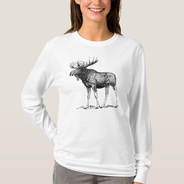 Camiseta Alces del invierno (Anverso)
