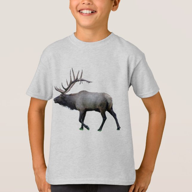 Camiseta Alces del Wapiti del sauce (Anverso)