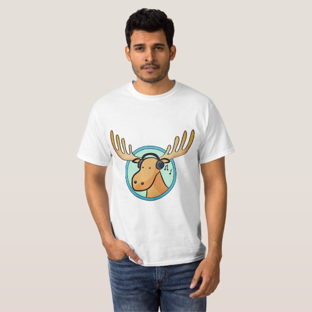 Camiseta Alces divertidos (Anverso completo)