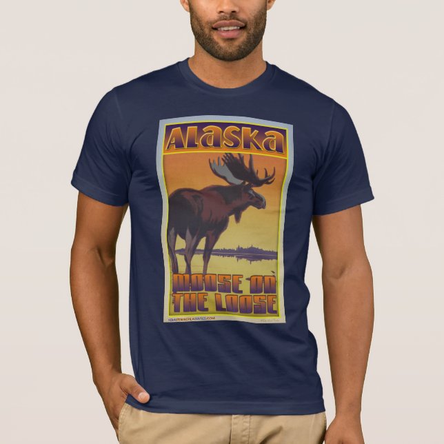 Camiseta Alces en el flojo (Anverso)