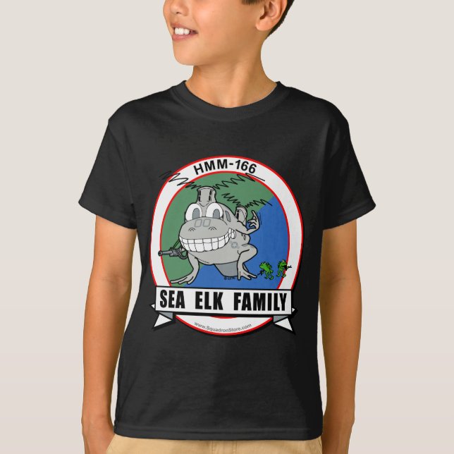 Camiseta 'Alces Family del mar HMM-166 (Anverso)