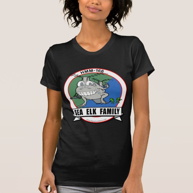 Camiseta 'Alces Family del mar HMM-166 (Anverso)