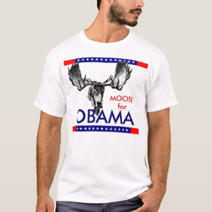 Camiseta Alces para Obama