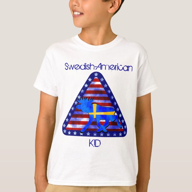 Camiseta Alces Sueco-Americanos (Anverso)