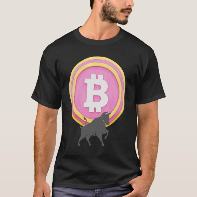 Camiseta Alcista de Bitcoin Inversor de Criptomoneda Blockc (Anverso)