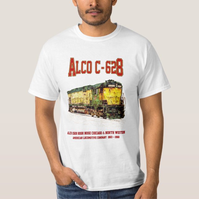 Camiseta Alco C-628 alias Alco Century 628 Locomotora Diese (Anverso)