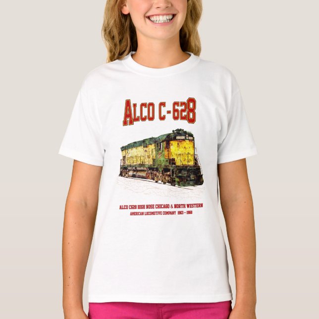 Camiseta Alco C-628 alias Alco Century 628 Locomotora Diese (Anverso)