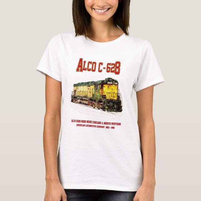 Camiseta Alco C-628 alias Alco Century 628 Locomotora Diese (Anverso)