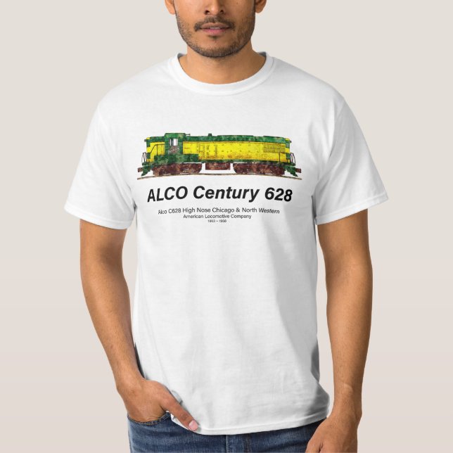 Camiseta Alco C-628 alias Alco Century 628 Locomotora Diese (Anverso)