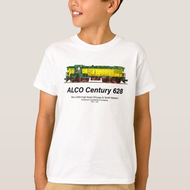 Camiseta Alco C-628 alias Alco Century 628 Locomotora Diese (Anverso)