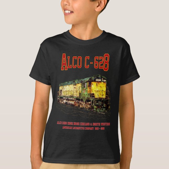 Camiseta Alco C-628 alias Alco Century 628 Locomotora Diese (Anverso)