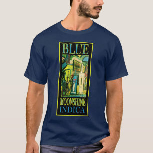 CAMISETA ALCOHOL DE CONTRAVENCIÓN INDICA AZUL