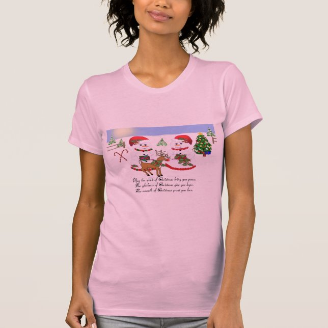 Camiseta Alcohol del navidad (Anverso)