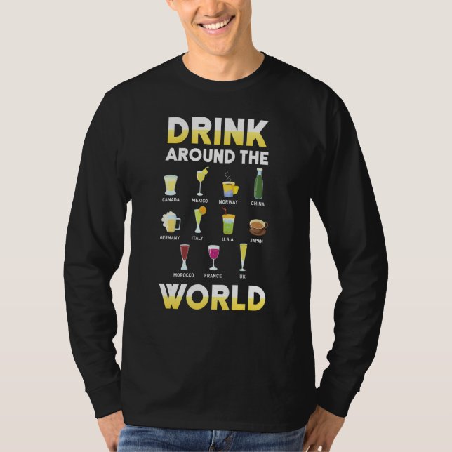 Camiseta Alcohol divertido alrededor de la idea de viaje pa (Anverso)