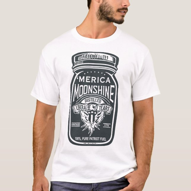 Camiseta alcohol ilegal América del merica (Anverso)