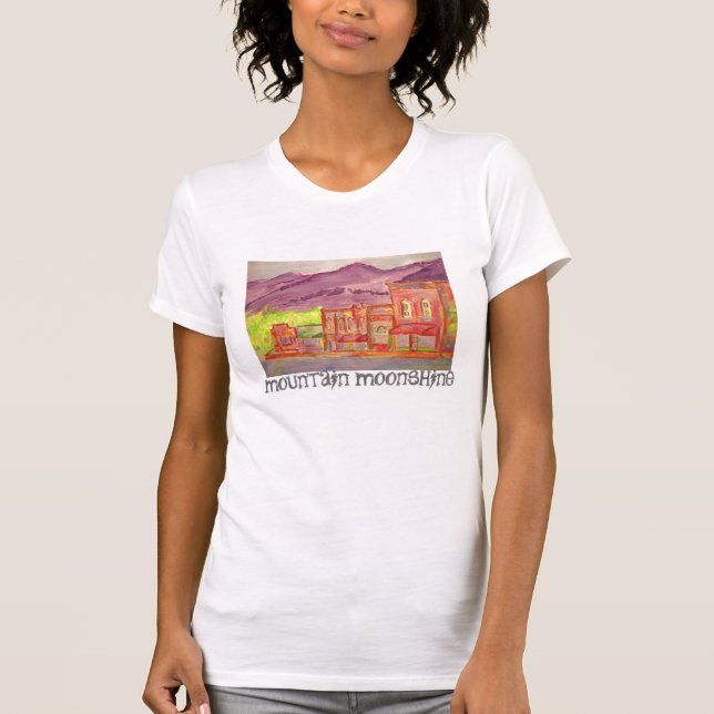 Camiseta alcohol ilegal de la montaña (Anverso)