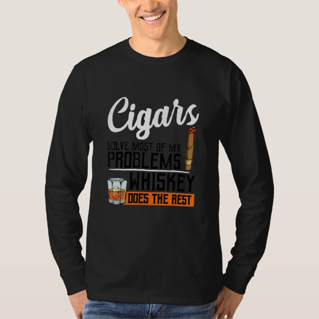 Camiseta Alcohol isky cigar para malta islámica (Anverso)