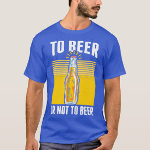 Camiseta Alcohol Para Cerveza O No Para Ser Hombres Gracios