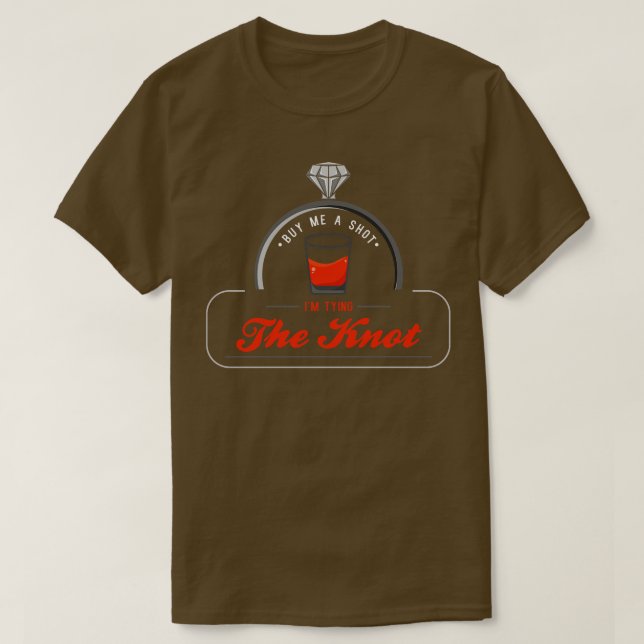 Camiseta Alcohol para Despedida de Soltero (Diseño del anverso)