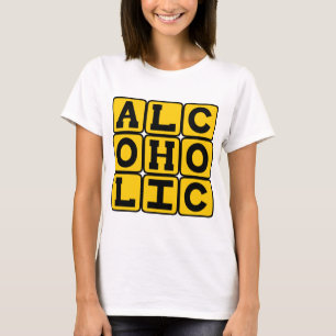 Camiseta Alcohólico, amante de la bebida