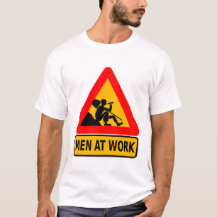 Camiseta alcoholismo-Hombres en el trabajo