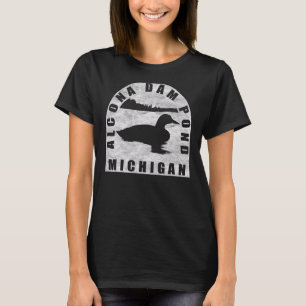 Camiseta Alcona Dam Pond Loon Michigan