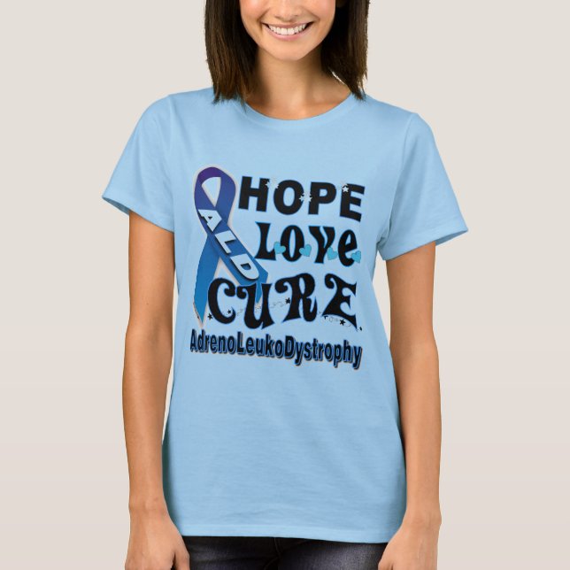 Camiseta ALD de la conciencia de Leukodystrophy (Anverso)