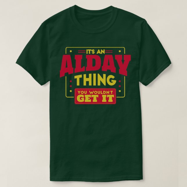 Camiseta Alday (Diseño del anverso)