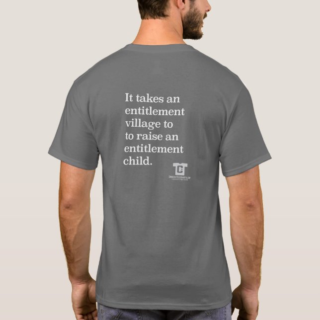 Camiseta Aldea De Derechos Crea Derechos Para Los Hijos (Reverso)