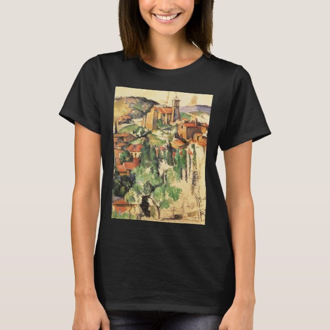 Camiseta Aldea de Gardanne por Paul Cezanne, Arte de época (Anverso)