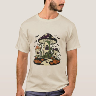 Camiseta Aldea de Hongos Embrujada Halloween