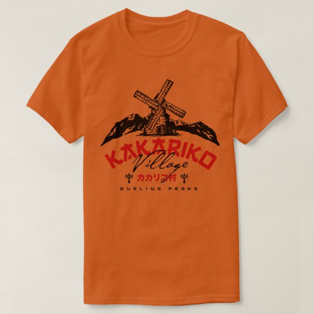 Camiseta Aldea Kakariko (Diseño del anverso)