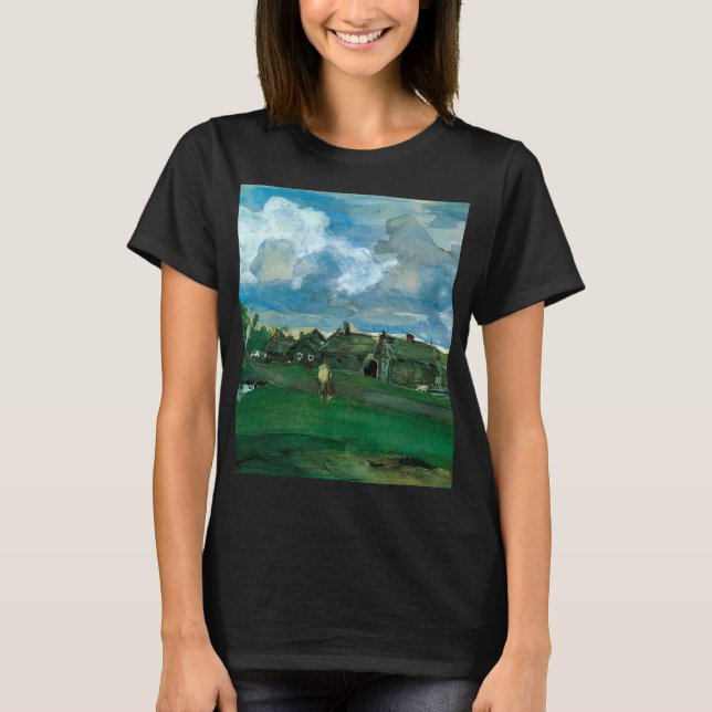 Camiseta Aldea rusa Valentin Serov (Anverso)
