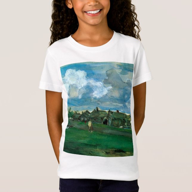 Camiseta Aldea rusa Valentin Serov (Anverso)