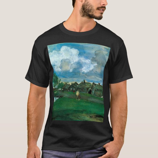 Camiseta Aldea rusa Valentin Serov (Anverso)