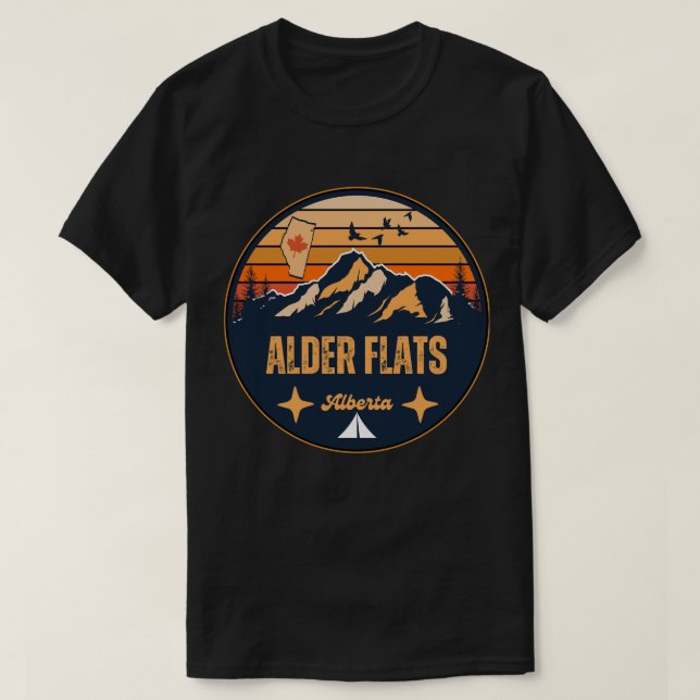 Camiseta Alder Flats, Alberta (Diseño del anverso)
