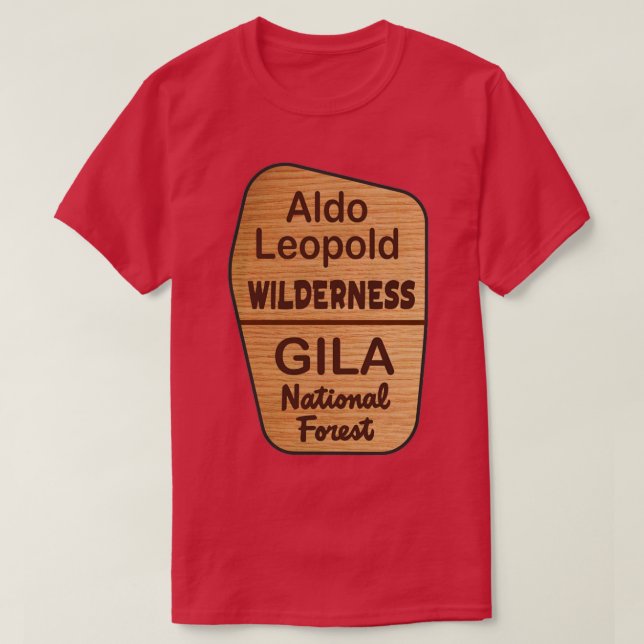 Camiseta Aldo Leopold Wilderness (Diseño del anverso)