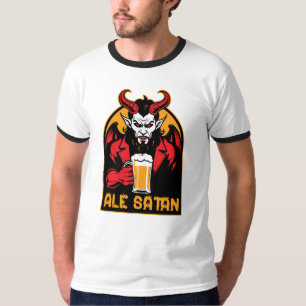Camiseta Ale Satan - Beber cerveza